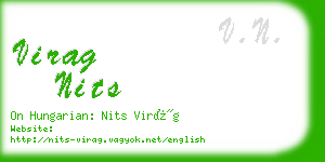 virag nits business card